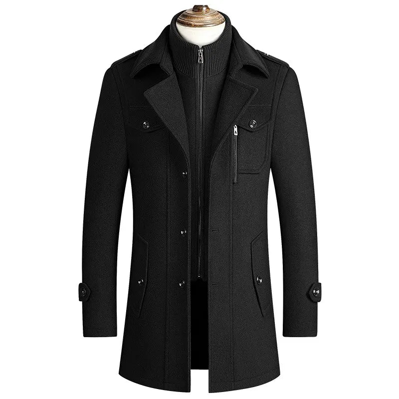 Jean Devoîr Prestige Virgin Wool Overcoat