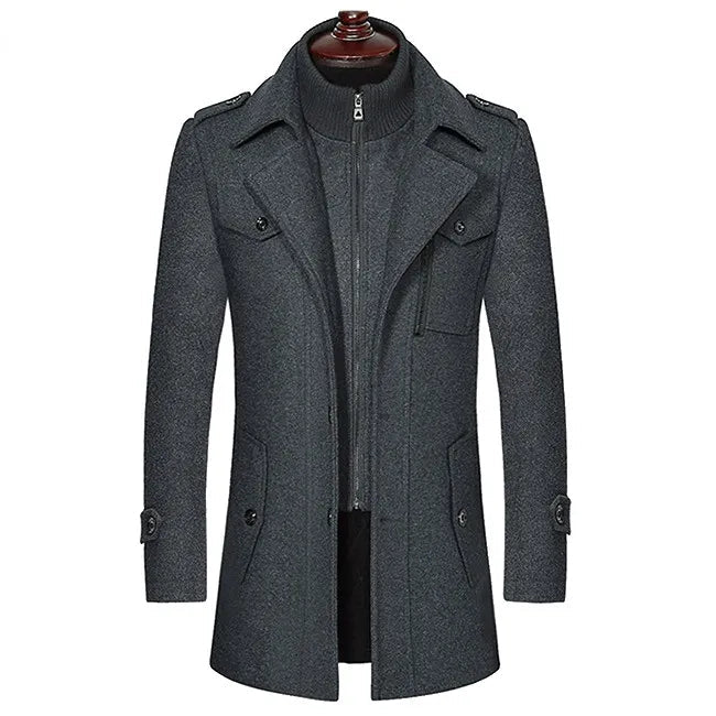 Jean Devoîr Prestige Virgin Wool Overcoat